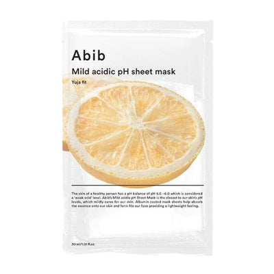 Mild Acidic pH Sheet Mask - Yuja Fit